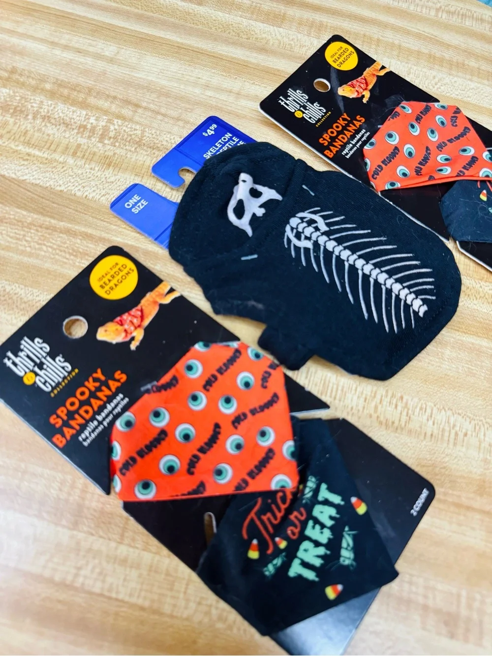 HALLOWEEN COSTUMES 4 BEARDIES🦎🎃 (3 designs) BUNDLE (NWT)